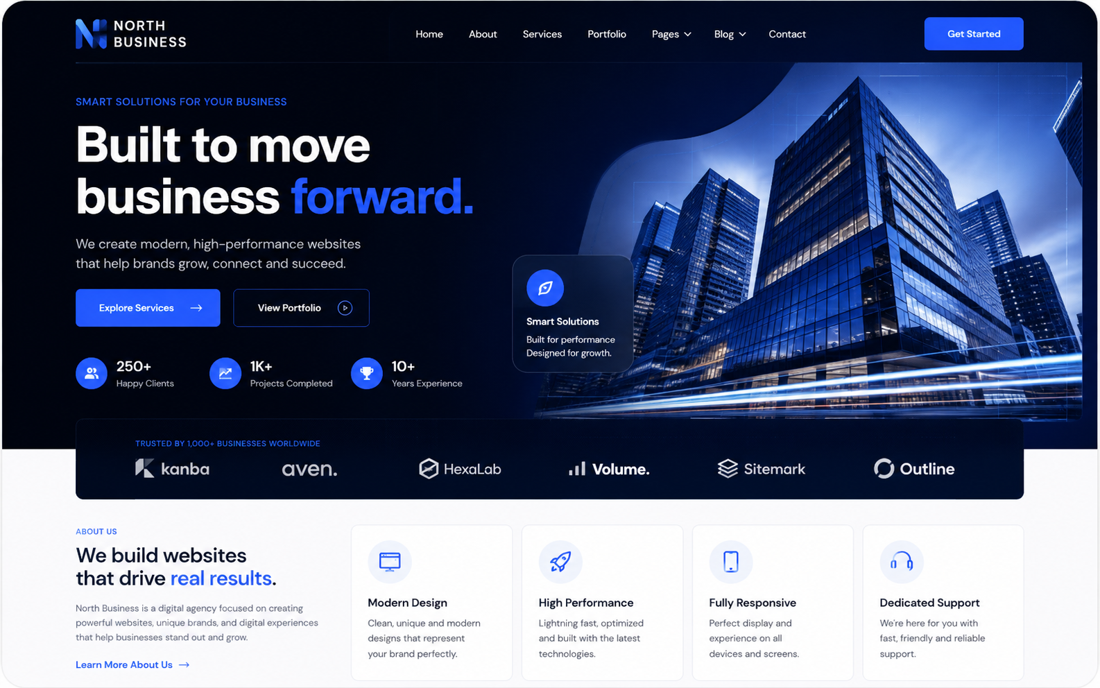 Business Pro Website website preview
